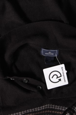 Ανδρικό πουλόβερ Dockers, Μέγεθος L, Χρώμα Μαύρο, Τιμή 15,34 €