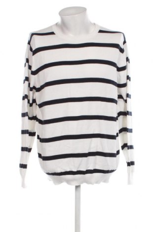 Ανδρικό πουλόβερ Dressmann, Μέγεθος 3XL, Χρώμα Λευκό, Τιμή 10,42 €