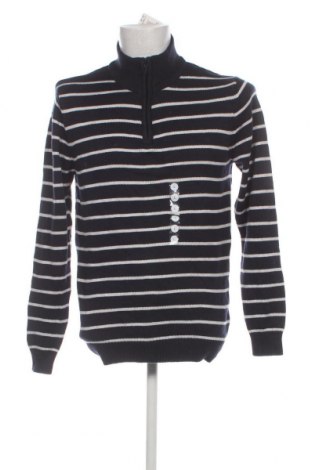 Мъжки пуловер Dressmann, Размер L, Цвят Син, Цена 77,00 лв.