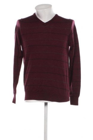 Ανδρικό πουλόβερ Dressmann, Μέγεθος M, Χρώμα Κόκκινο, Τιμή 9,91 €