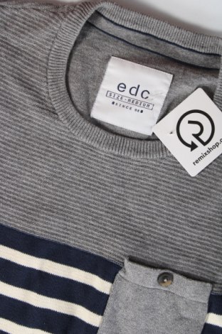 Ανδρικό πουλόβερ Edc By Esprit, Μέγεθος M, Χρώμα Γκρί, Τιμή 7,36 €