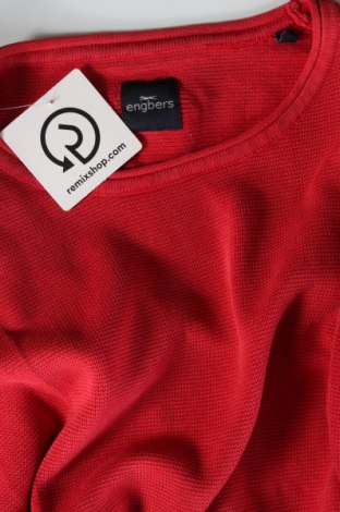 Мъжки пуловер Engbers, Размер L, Цвят Червен, Цена 56,00 лв.
