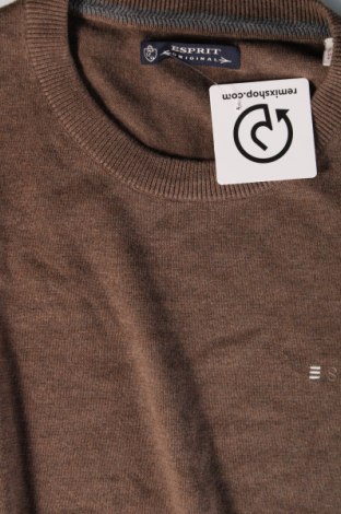 Мъжки пуловер Esprit, Размер L, Цвят Кафяв, Цена 34,00 лв.