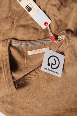 Мъжки пуловер Esprit, Размер L, Цвят Бежов, Цена 39,27 лв.