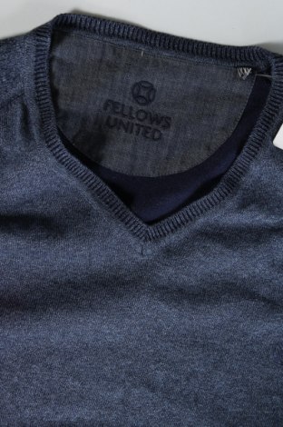 Мъжки пуловер Fellows United, Размер XXL, Цвят Син, Цена 17,34 лв.