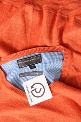 Herrenpullover Finshley&Harding, Größe XL, Farbe Orange, Preis € 10,65