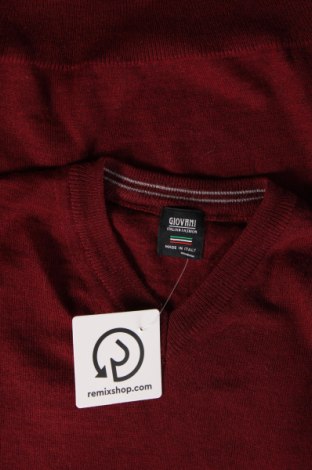 Ανδρικό πουλόβερ GIOVANE, Μέγεθος S, Χρώμα Κόκκινο, Τιμή 19,03 €