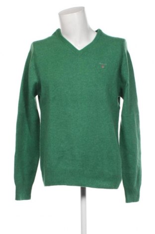Ανδρικό πουλόβερ Gant, Μέγεθος L, Χρώμα Πράσινο, Τιμή 47,50 €