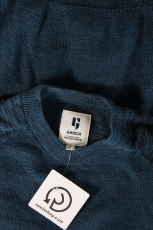 Herrenpullover Garcia, Größe S, Farbe Blau, Preis 9,46 €