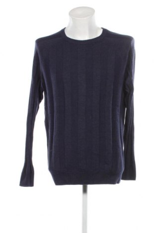 Мъжки пуловер Gentlemen Selection, Размер L, Цвят Син, Цена 34,00 лв.