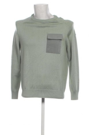 Ανδρικό πουλόβερ Guess, Μέγεθος L, Χρώμα Πράσινο, Τιμή 36,18 €