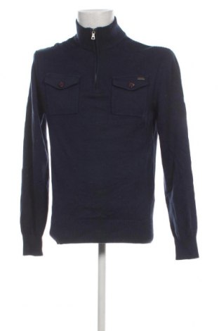 Ανδρικό πουλόβερ Guess, Μέγεθος L, Χρώμα Μπλέ, Τιμή 23,13 €