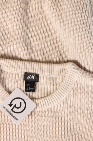 Мъжки пуловер H&M, Размер M, Цвят Бежов, Цена 12,18 лв.