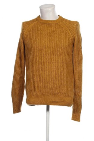 Мъжки пуловер H&M, Размер M, Цвят Жълт, Цена 9,57 лв.