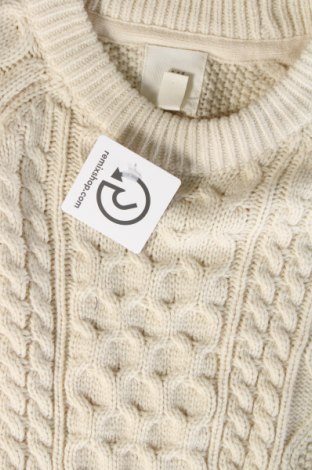 Pánsky sveter  H&M, Veľkosť S, Farba Kremová, Cena  5,43 €
