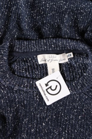 Ανδρικό πουλόβερ H&M L.O.G.G., Μέγεθος L, Χρώμα Μπλέ, Τιμή 4,84 €