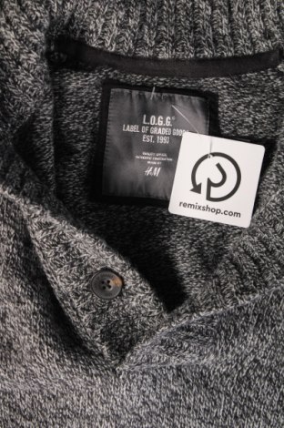 Ανδρικό πουλόβερ H&M L.O.G.G., Μέγεθος S, Χρώμα Γκρί, Τιμή 7,89 €