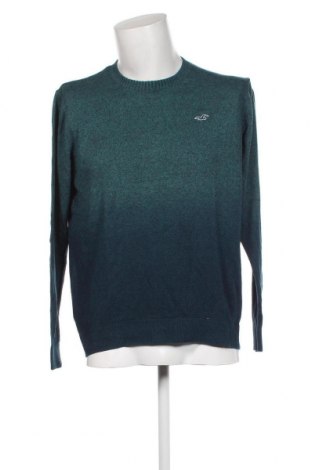 Мъжки пуловер Hollister, Размер L, Цвят Син, Цена 34,00 лв.