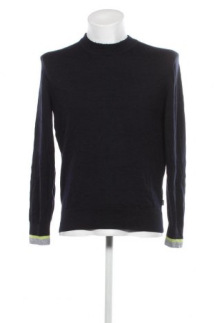 Мъжки пуловер Hugo Boss, Размер L, Цвят Син, Цена 108,23 лв.
