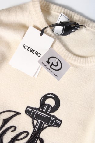 Мъжки пуловер Iceberg, Размер S, Цвят Екрю, Цена 254,00 лв.