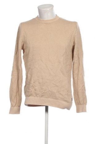 Ανδρικό πουλόβερ Jack & Jones, Μέγεθος L, Χρώμα  Μπέζ, Τιμή 12,62 €