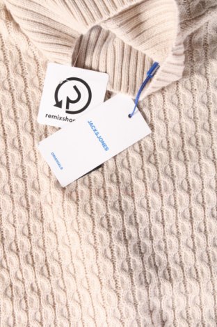 Ανδρικό πουλόβερ Jack & Jones, Μέγεθος M, Χρώμα  Μπέζ, Τιμή 15,88 €