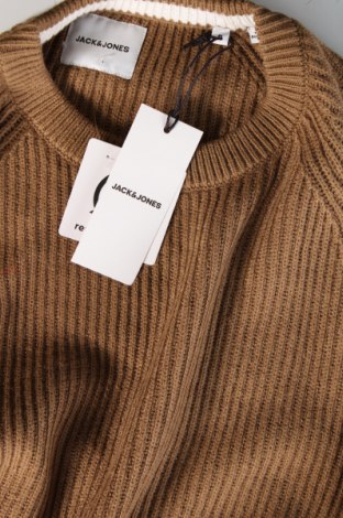 Мъжки пуловер Jack & Jones, Размер S, Цвят Бежов, Цена 30,80 лв.