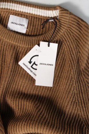 Мъжки пуловер Jack & Jones, Размер XL, Цвят Бежов, Цена 30,80 лв.