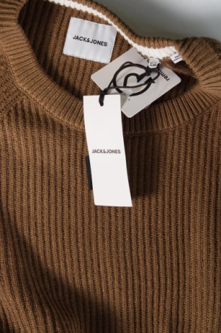 Мъжки пуловер Jack & Jones, Размер XXL, Цвят Бежов, Цена 30,80 лв.