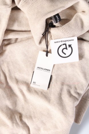 Ανδρικό πουλόβερ Jack & Jones, Μέγεθος M, Χρώμα  Μπέζ, Τιμή 10,32 €