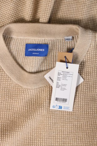 Ανδρικό πουλόβερ Jack & Jones, Μέγεθος L, Χρώμα  Μπέζ, Τιμή 10,32 €