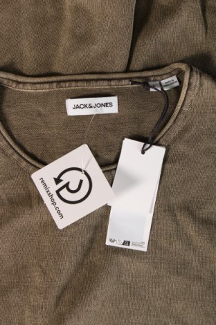 Herrenpullover Jack & Jones, Größe L, Farbe Grün, Preis 15,88 €