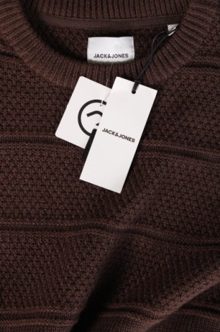 Ανδρικό πουλόβερ Jack & Jones, Μέγεθος S, Χρώμα Καφέ, Τιμή 15,88 €