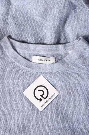 Ανδρικό πουλόβερ Jack & Jones, Μέγεθος M, Χρώμα Μπλέ, Τιμή 4,42 €