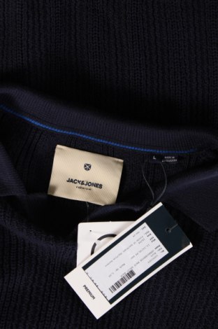 Herrenpullover Jack & Jones PREMIUM, Größe L, Farbe Blau, Preis € 39,69