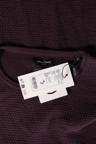 Мъжки пуловер Jack & Jones PREMIUM, Размер L, Цвят Лилав, Цена 30,80 лв.