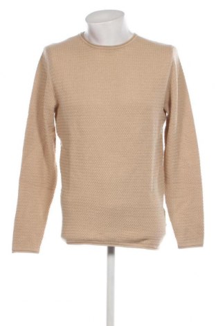 Herrenpullover Jack & Jones PREMIUM, Größe M, Farbe Beige, Preis 11,99 €