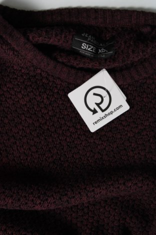 Ανδρικό πουλόβερ Jean Pascale, Μέγεθος XL, Χρώμα Κόκκινο, Τιμή 7,53 €