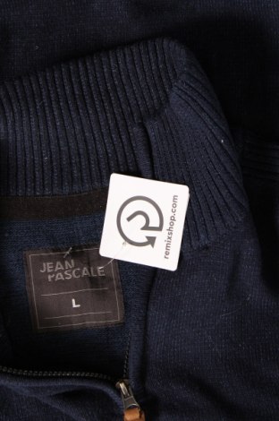 Мъжки пуловер Jean Pascale, Размер L, Цвят Син, Цена 14,79 лв.