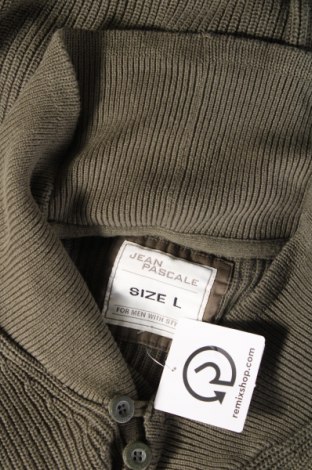 Ανδρικό πουλόβερ Jean Pascale, Μέγεθος L, Χρώμα Πράσινο, Τιμή 7,53 €