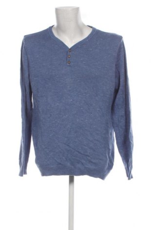 Ανδρικό πουλόβερ Jean Pascale, Μέγεθος XL, Χρώμα Μπλέ, Τιμή 11,66 €