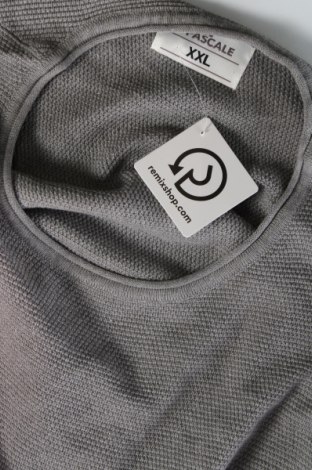 Ανδρικό πουλόβερ Jean Pascale, Μέγεθος XXL, Χρώμα Γκρί, Τιμή 7,53 €