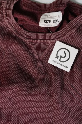 Ανδρικό πουλόβερ Jean Pascale, Μέγεθος XXL, Χρώμα Σάπιο μήλο, Τιμή 7,53 €