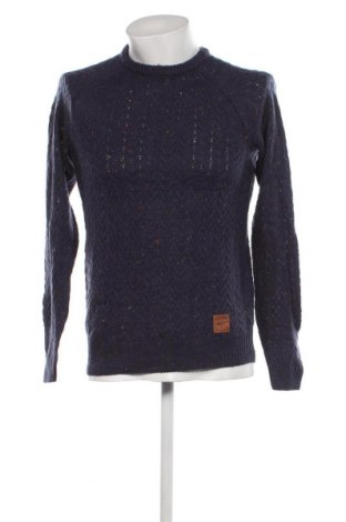 Ανδρικό πουλόβερ John Baner, Μέγεθος S, Χρώμα Μπλέ, Τιμή 5,92 €