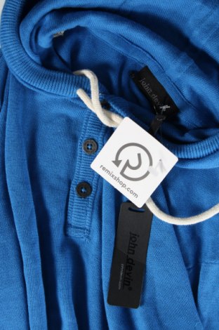 Ανδρικό πουλόβερ John Devin, Μέγεθος S, Χρώμα Μπλέ, Τιμή 11,38 €