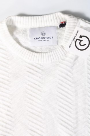 Ανδρικό πουλόβερ Kronstadt, Μέγεθος M, Χρώμα Λευκό, Τιμή 21,03 €