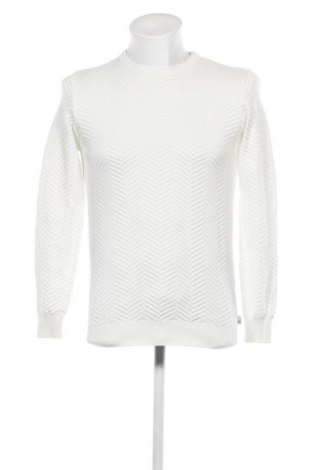Мъжки пуловер Kronstadt, Размер M, Цвят Бял, Цена 22,10 лв.