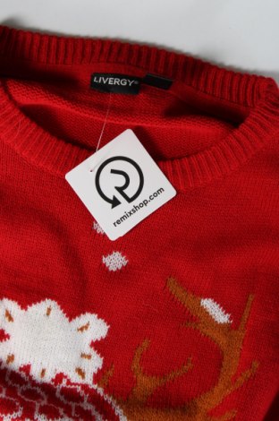 Ανδρικό πουλόβερ Livergy, Μέγεθος S, Χρώμα Κόκκινο, Τιμή 7,18 €