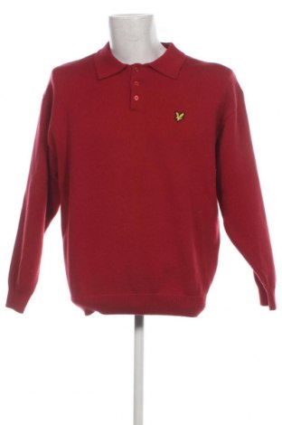 Мъжки пуловер Lyle & Scott, Размер M, Цвят Червен, Цена 77,00 лв.