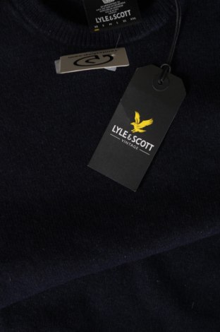 Ανδρικό πουλόβερ Lyle & Scott, Μέγεθος XS, Χρώμα Μπλέ, Τιμή 12,27 €